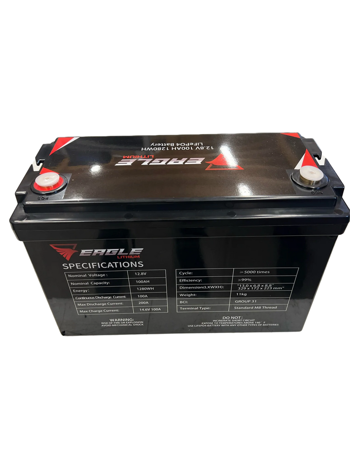Eagle Lithium 100ah 12v