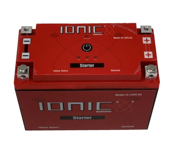 Ionic Lithium 12V S6 | 720 CA | LiFePO4 Starter Battery + Bluetooth