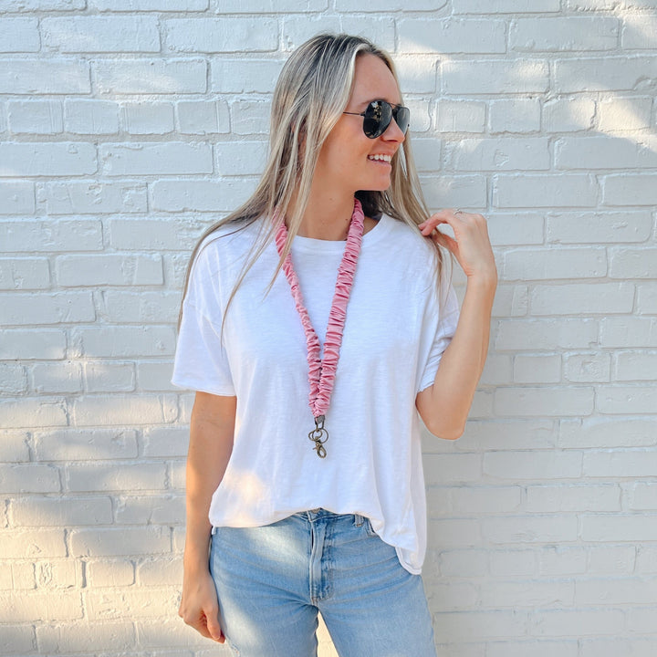 Dusty Pink Lanyard