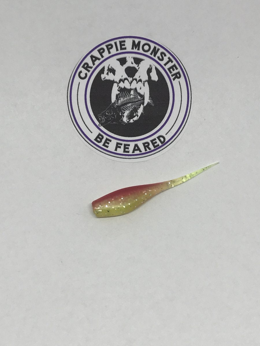 SF102 Crappie Monster Small Fry Pink Lemonade  2” 15 pk