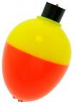 Betts Plastic Pear 1'' Orange/Yellow