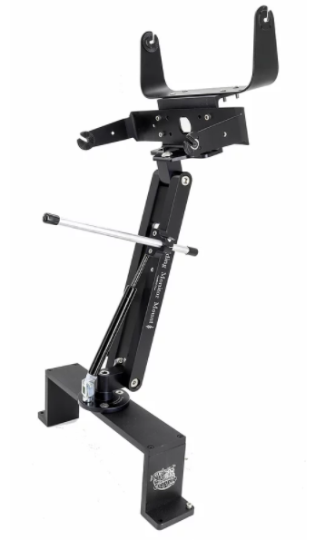 Cornfield Fishing Gear Folding Double Monitor Mount With Bridge or Swivel Mount Base