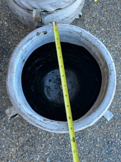 White Wash Flower Pot