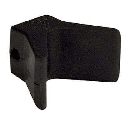 C.E. SMITH BOW Y-STOP - 2" X 2" - BLACK NATURAL RUBBER