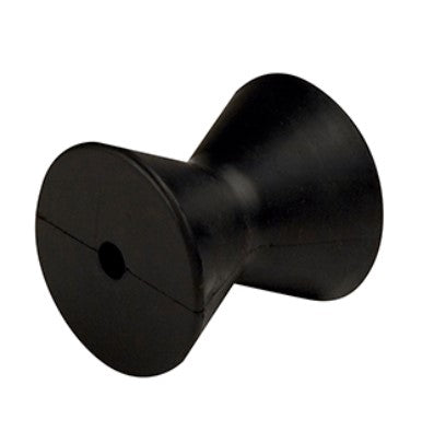 C.E. SMITH BOW ROLLER - BLACK - 4" DIAMETER - 3-3/4"W - 1/2" ID