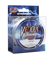 10lb Vicious Clear Blue Ultimate - 330 Yards, .011" Avg. Dia.