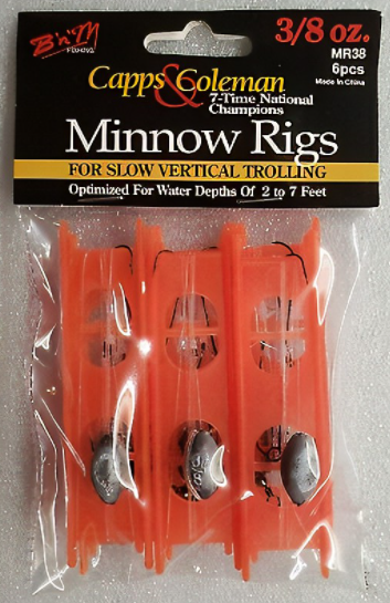 B n' M Capps & Coleman Minnow Rigs 6pk