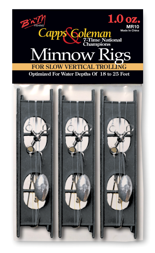B n' M Capps & Coleman Minnow Rigs 6pk