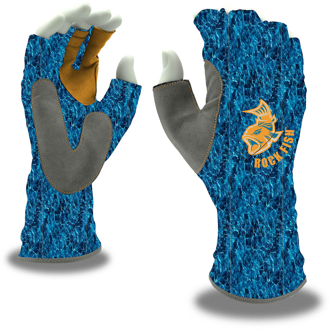 ROCK FISH Fish Baiter Mossy Oak Series Gloves