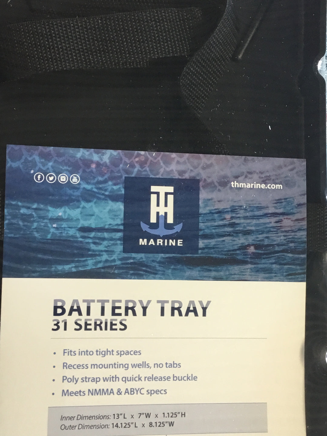 TH Marine Battery Tray 31 series