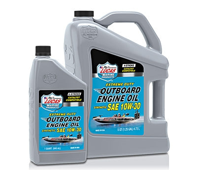 Synthetic SAE 10-30 OutboardEngine Oil Quart